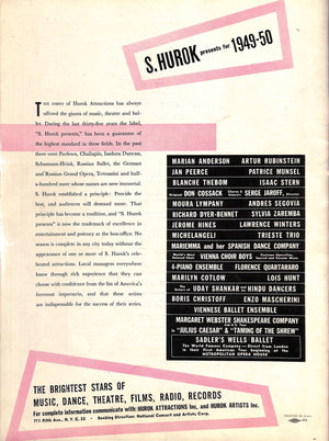 "Sadler's Wells Ballet Programme" 1949 w/ Cecil Beaton Cover