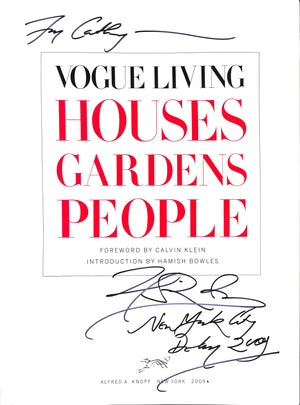 "Vogue Living Houses, Gardens, People" 2009 BOWLES, Hamish [introduction by]