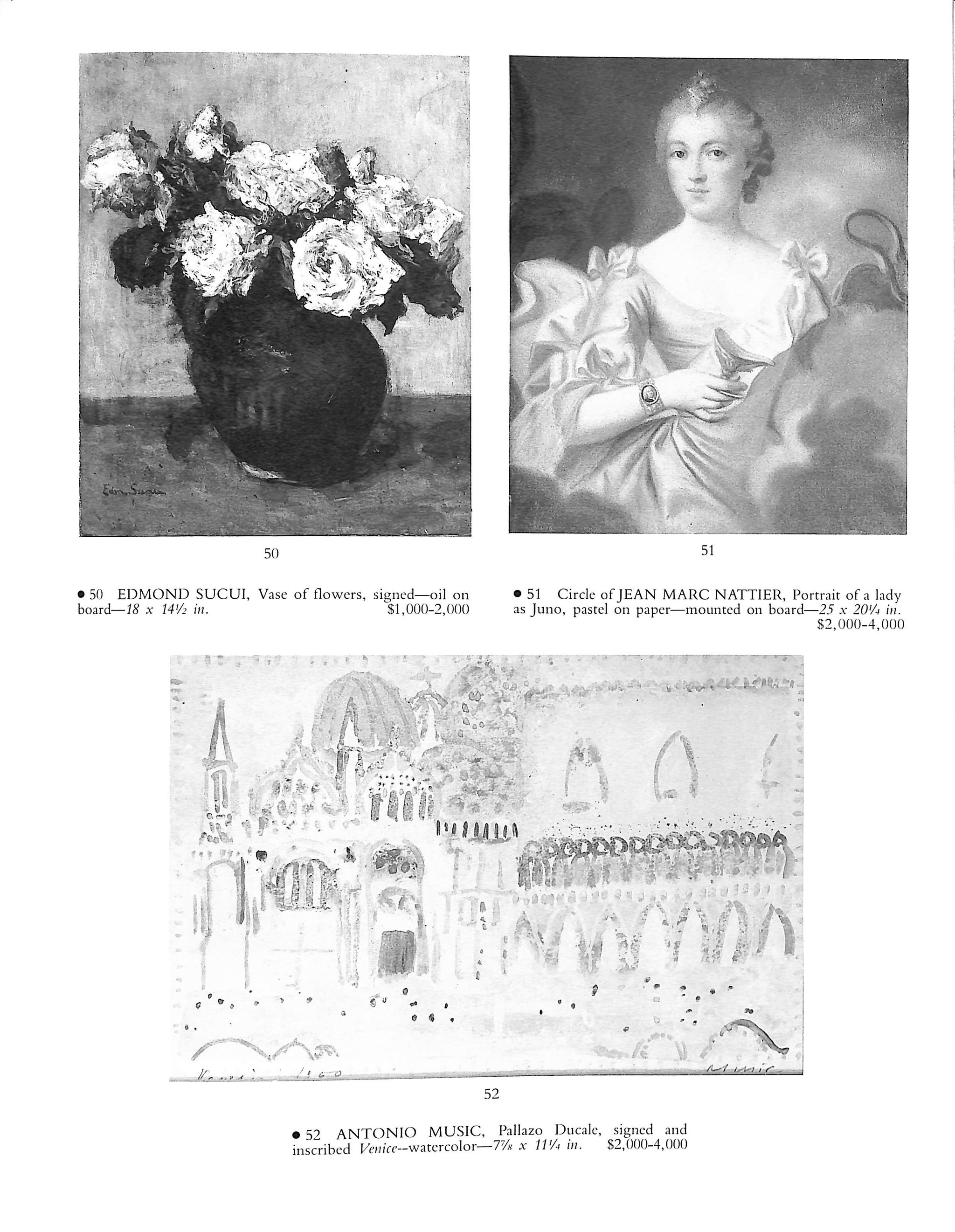 "Property From The Estate Of Valentina Schlee, New York" (1899-1989) (SOLD)