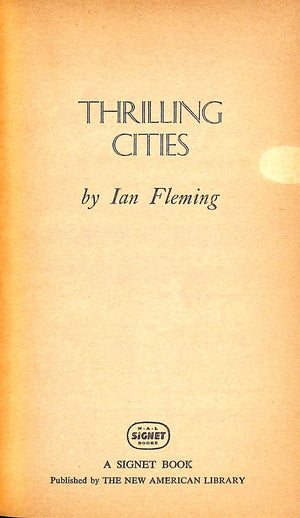 Thrilling Cities by Ian Fleming