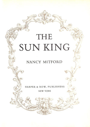 "The Sun King" MITFORD, Nancy (SOLD)
