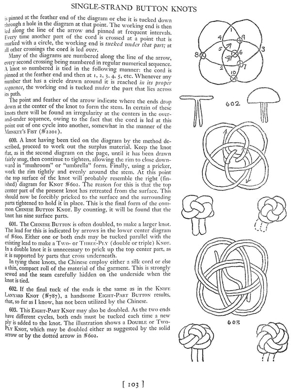 "The Ashley Book Of Knots" 1944 ASHLEY, Clifford W.