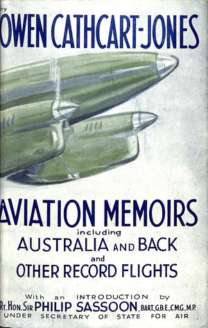 "Aviation Memoirs" 1934 CATHCART-JONES, Owen