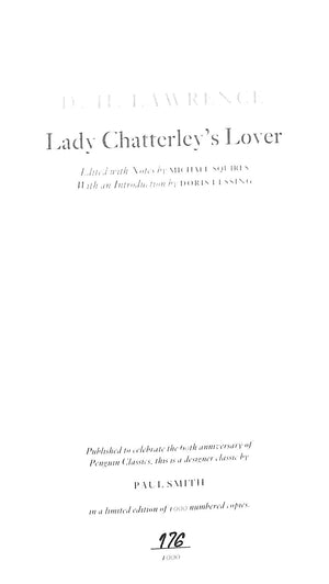 "Lady Chatterley's Lover" LAWRENCE, D.H.