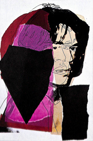 "Andy Warhol Mick Jagger, 1975" (SOLD)