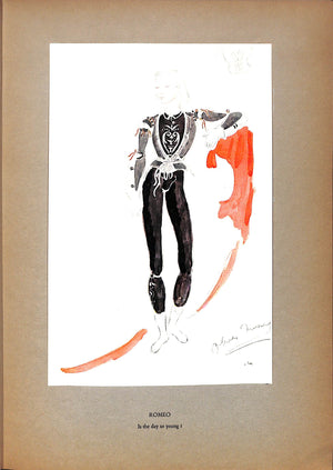 "Romeo And Juliet" 1936 by William Shakespeare With Designs by Oliver Messel (SIGNED)