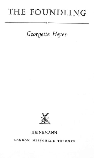 "The Foundling" 1962 HEYER, Georgette