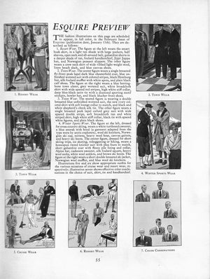 "Apparel Arts Esquire Vol VII 1937 Advance Spring Coronation Number Edward VIII"