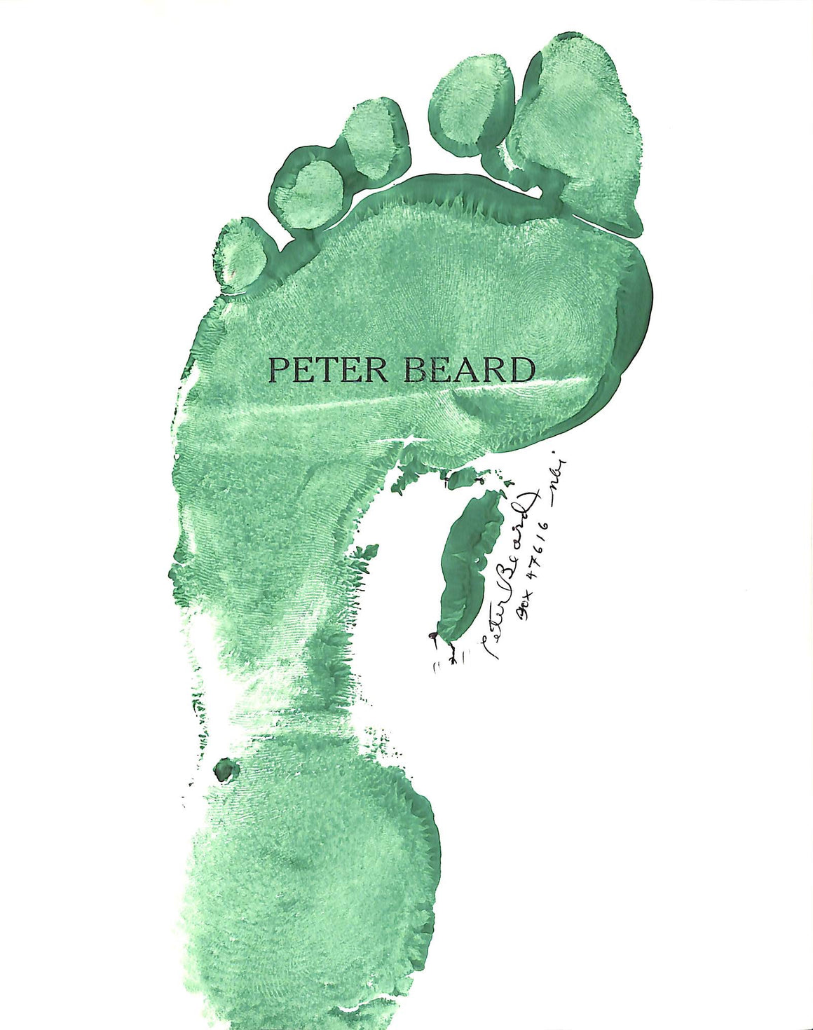 "Peter Beard: Fifty Years of Portraits" 1999 w/ Original PB Artwork!