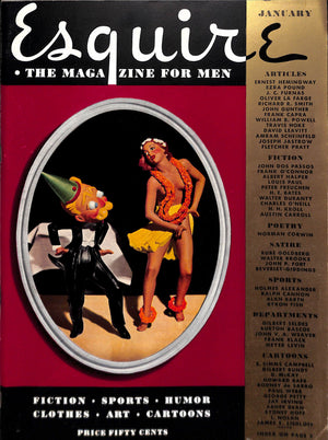 "Esquire The Magazine For Men" January 1936