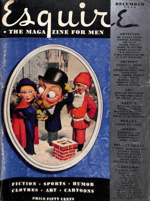 "Esquire The Magazine For Men" December 1936