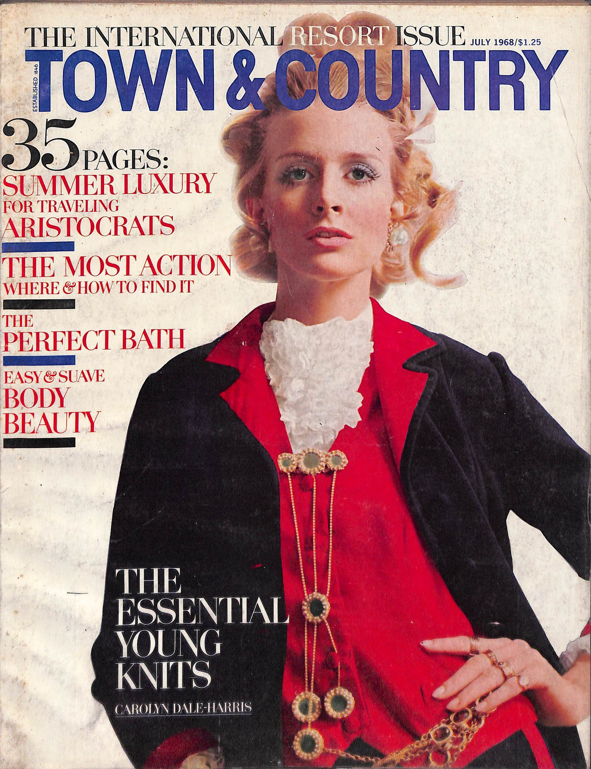 "Town & Country The International Resort Issue" July 1968