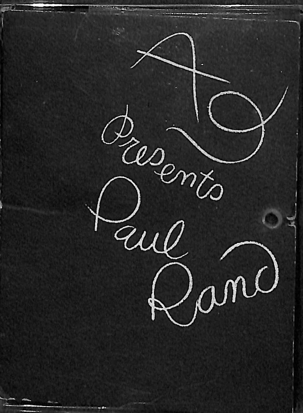 "A.D. Presents Paul Rand" 1947