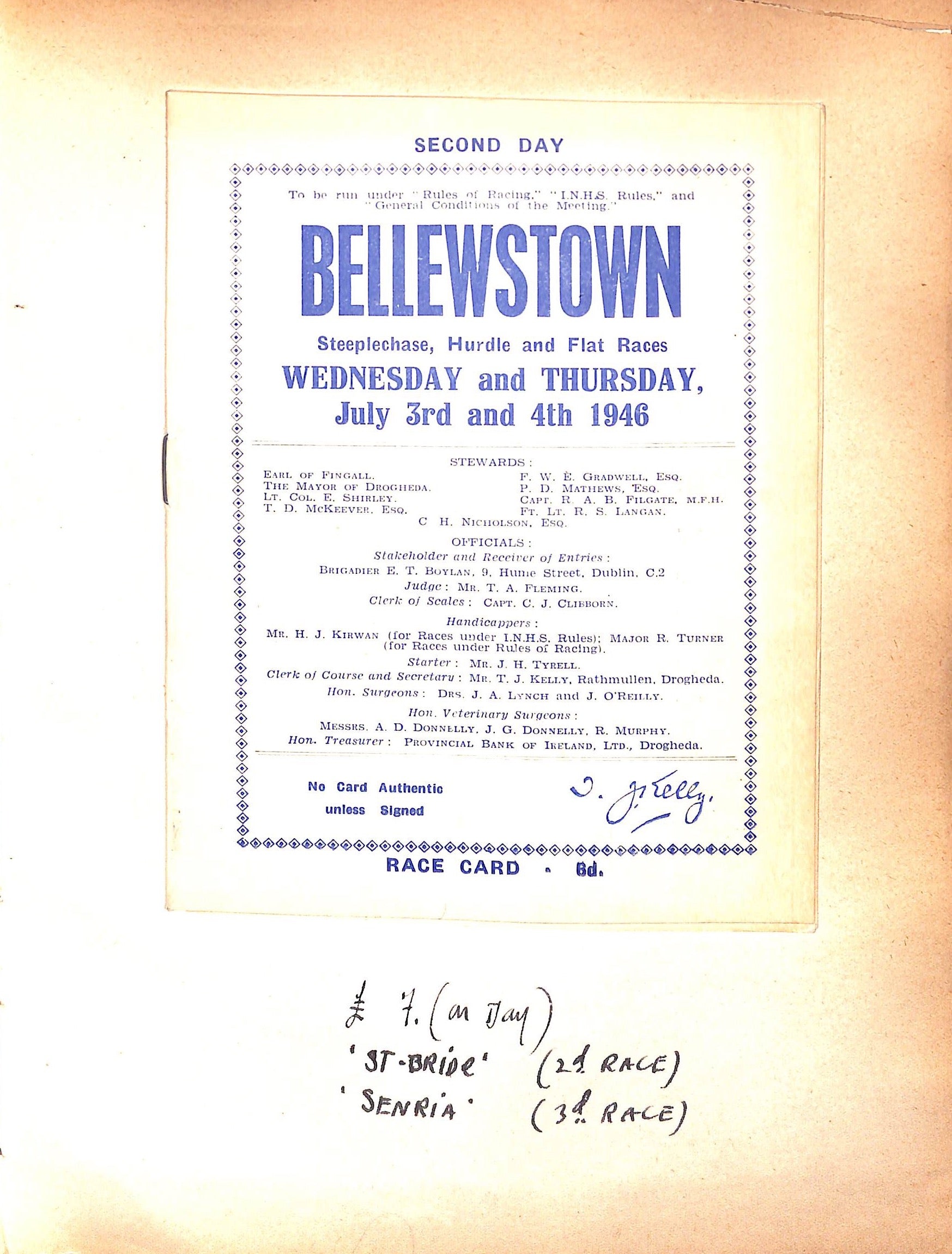 "Irlanda 1946 Leather Bound Scrapbook" 1946