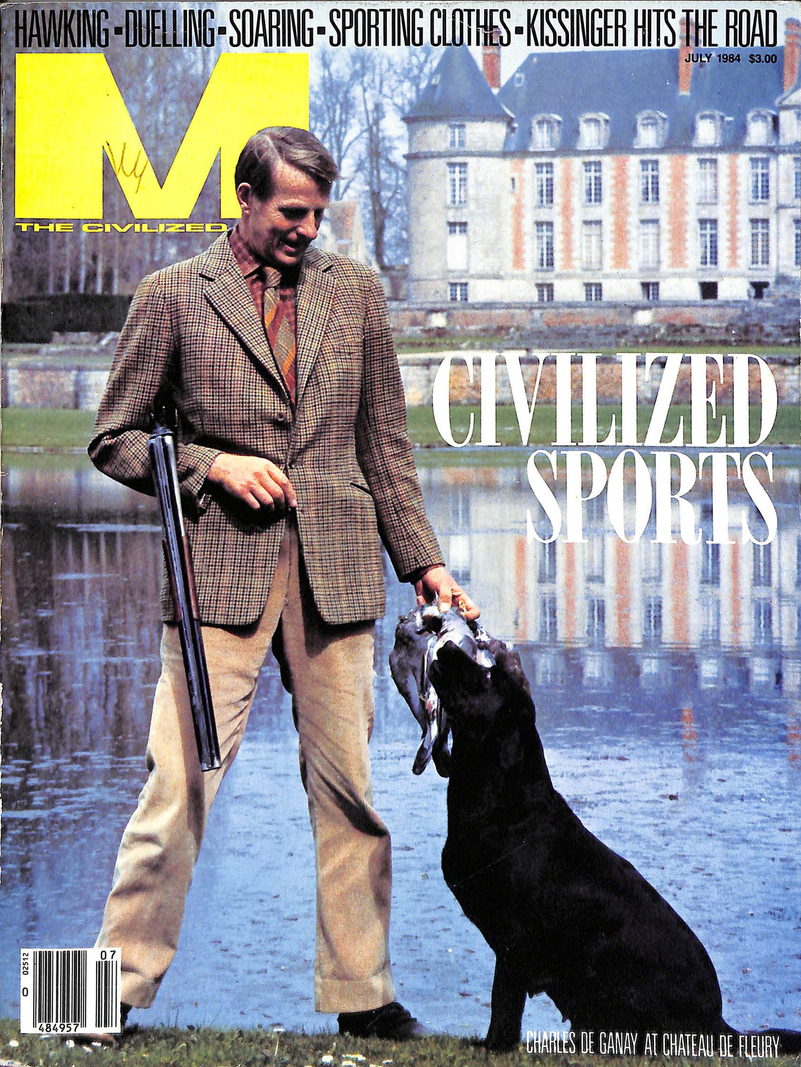 "M The Civilized Man: Civilized Sports" July 1984 (SOLD)