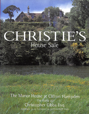 The Manor House At Clifton Hampden The Home Of Christopher Gibbs Esq. - 25 & 26 September 2000 Christie's