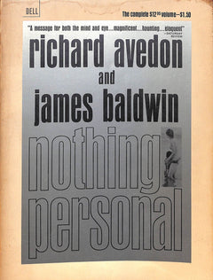 【Richard Avedon：Nothing Personal】1965年初版 Nothing Personal
