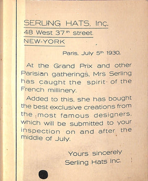 "Serling Hats" (SOLD)
