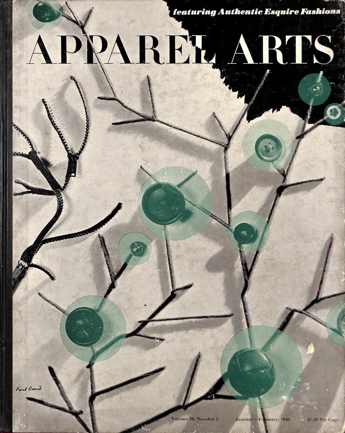 Apparel Arts: Volume 10, Number 3 - January/February, 1940 (SOLD)