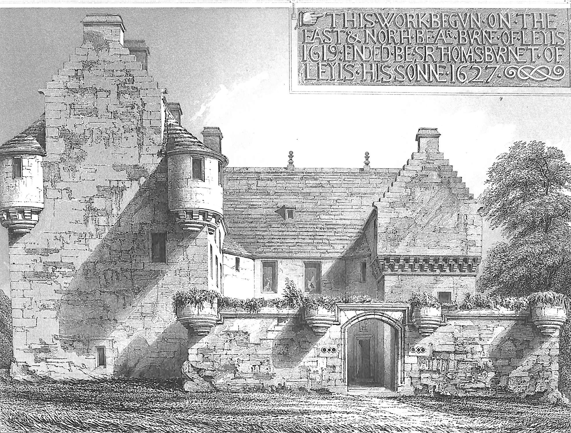 "Baronial And Ecclesiastical Antiquities Of Scotland: Volumes I - IV" 1852 BILLINGS, Robert William