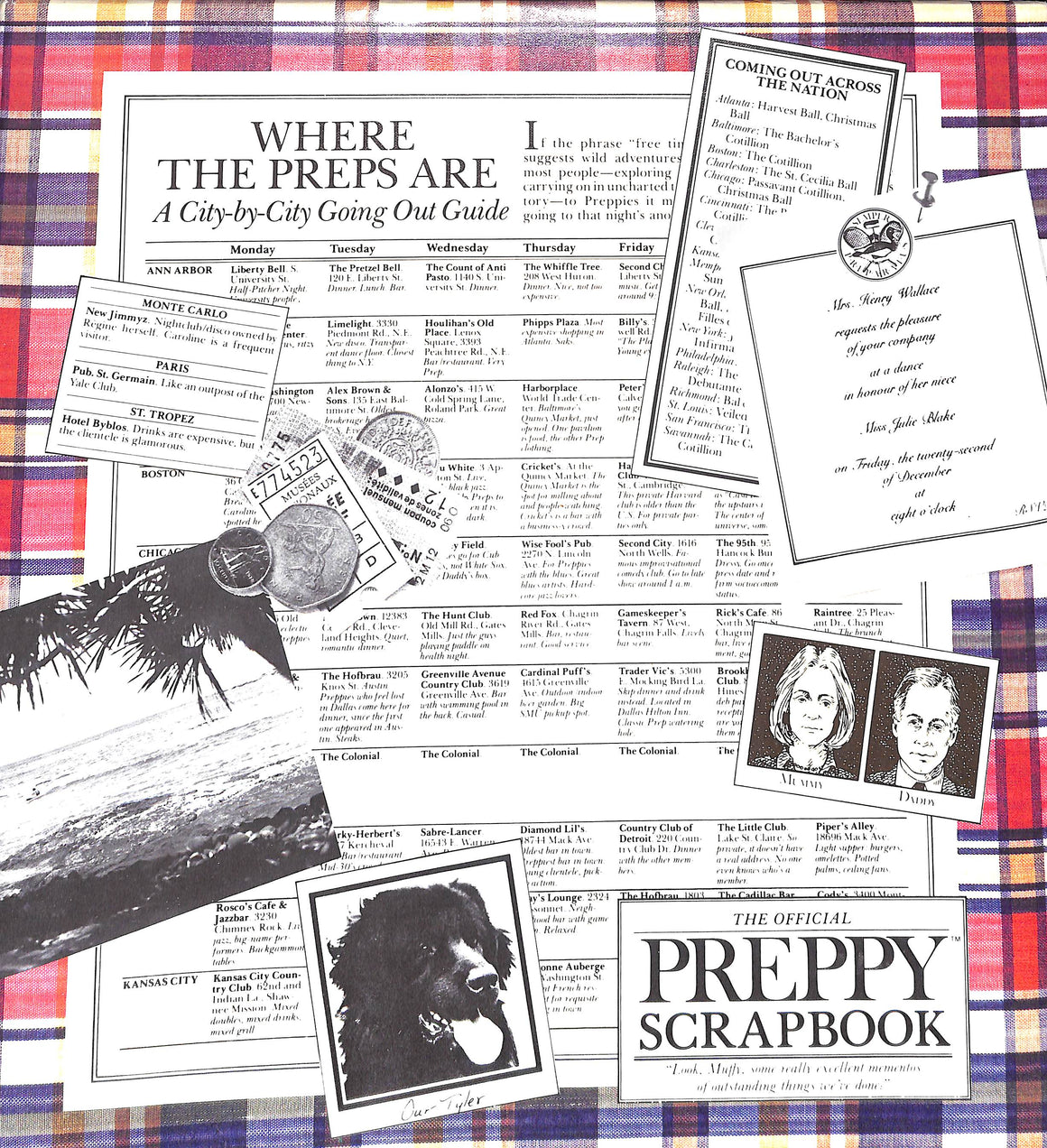 "The Official Preppy Scrapbook Where The Preps Are" 1981 (New/ Old Stock!)
