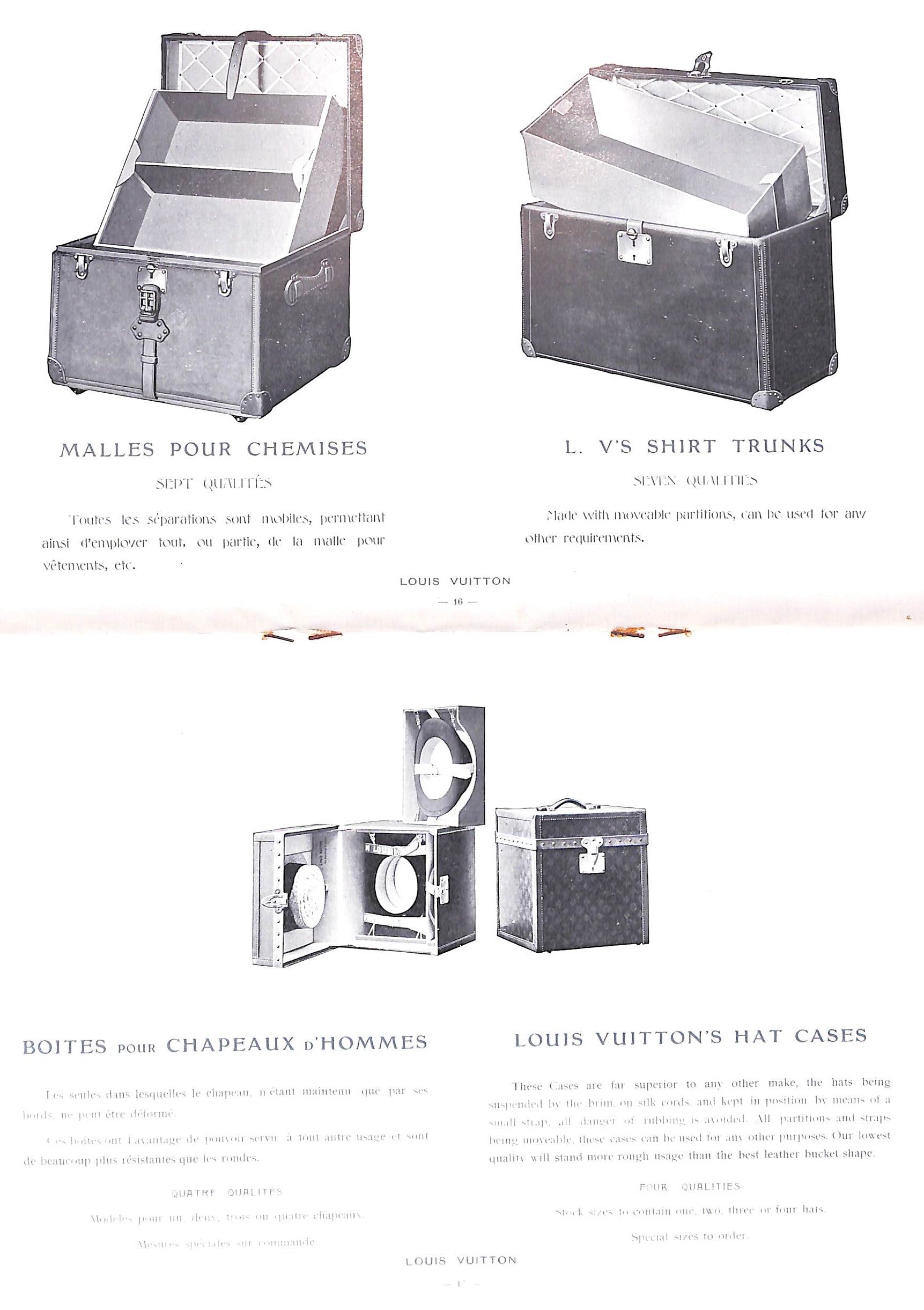 Louis Vuitton Articles De Voyage - 2 For Sale on 1stDibs