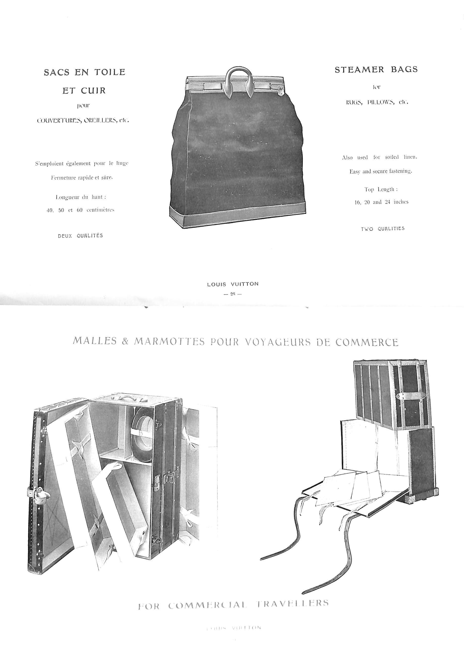 Louis Vuitton: Fabrique d'Articles De Voyage 1903 (SOLD)