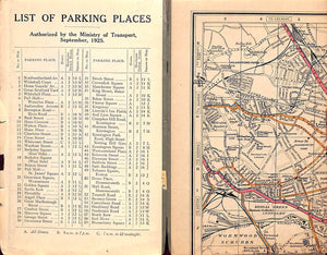 "The Royal Automobile Club Official Large Scale Route Map of Inner London" 1925