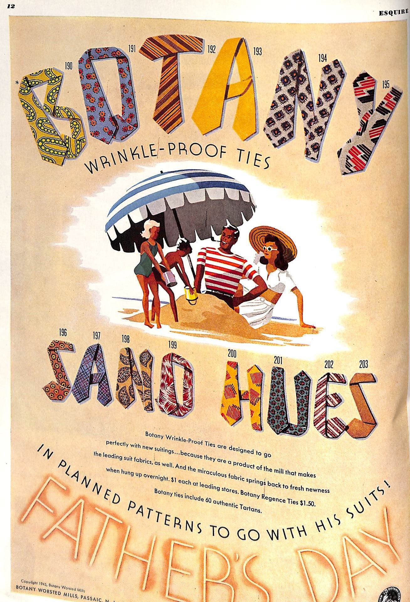 "Esquire The Magazine For Men" July 1945