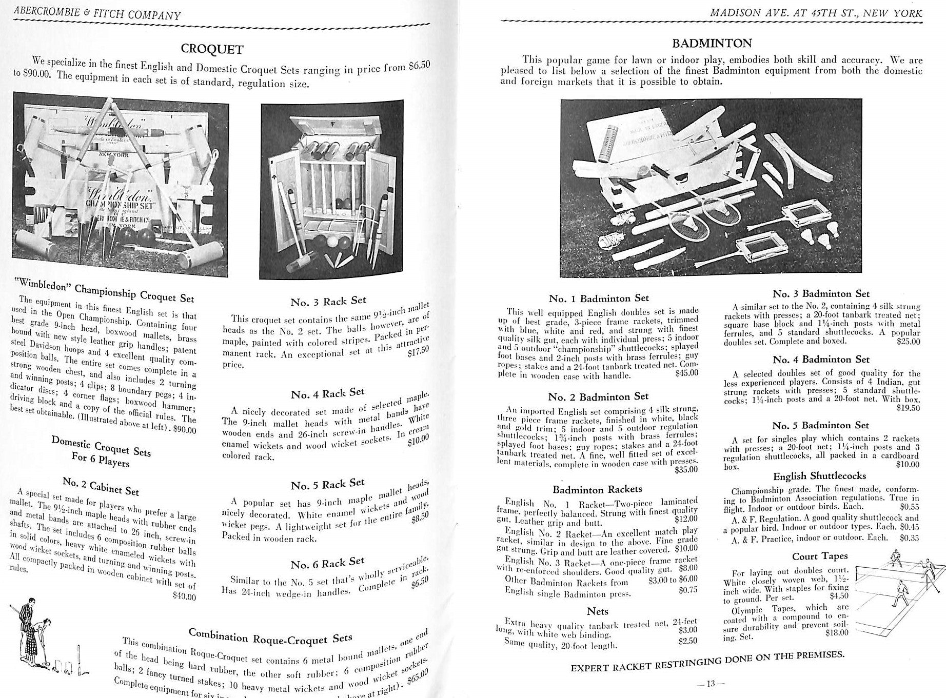 "Abercrombie & Fitch Play Hours 1940 Catalog" (SOLD)