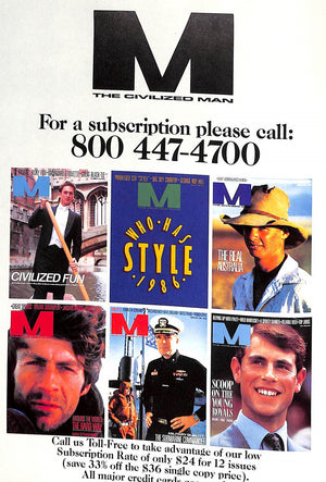 "M The Civilized Man: Who Has Style" January 1986
