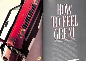 "M The Civilized Man: How To Feel Great" May 1986 (SOLD)