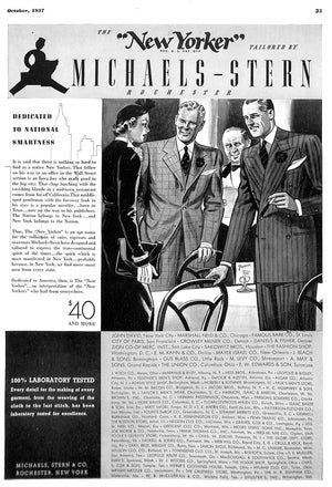 "Esquire The Magazine For Men" October 1937