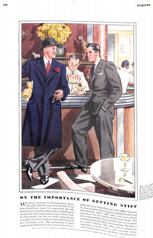 "Esquire The Magazine For Men" October 1937