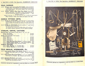 J. Salter & Son Polo 1964 Catalog No. 62