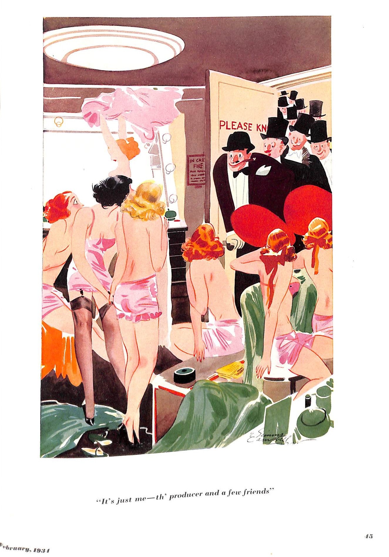 "Esquire The Magazine For Men" February 1934