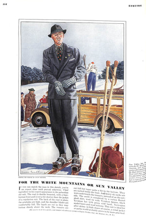 "Esquire The Magazine For Men" January 1938