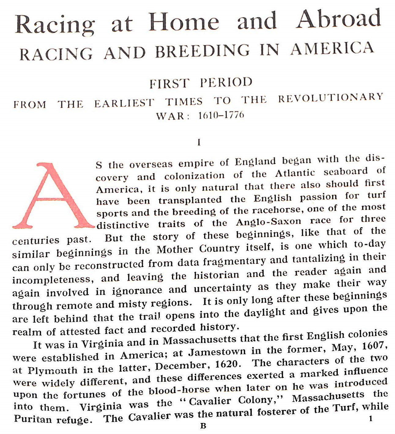 "Racing At Home And Abroad" Volumes I, II, III RICHARDSON, Charles