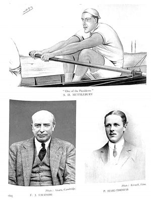 "The University Boat Race: Official Centenary History 1829-1929" by G. C. Drinkwater, M.C. and T. R. B. Sanders