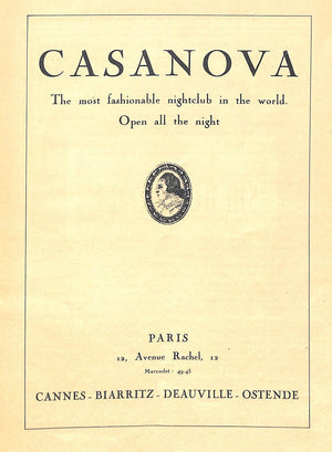 "Opera Prive De Paris" 1929