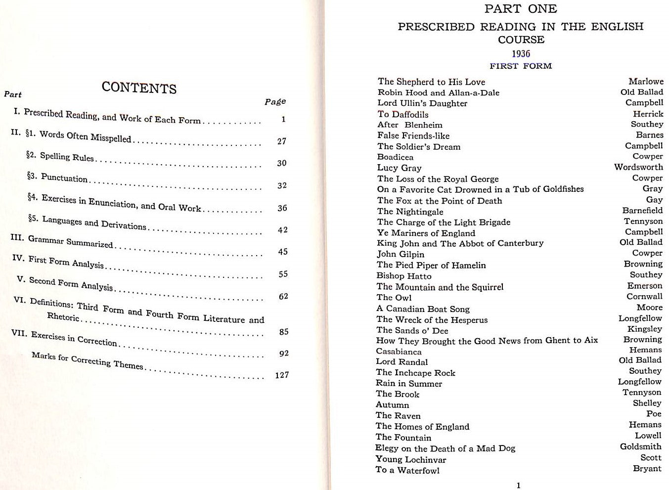 "St. Paul's School English 1939" (SOLD)