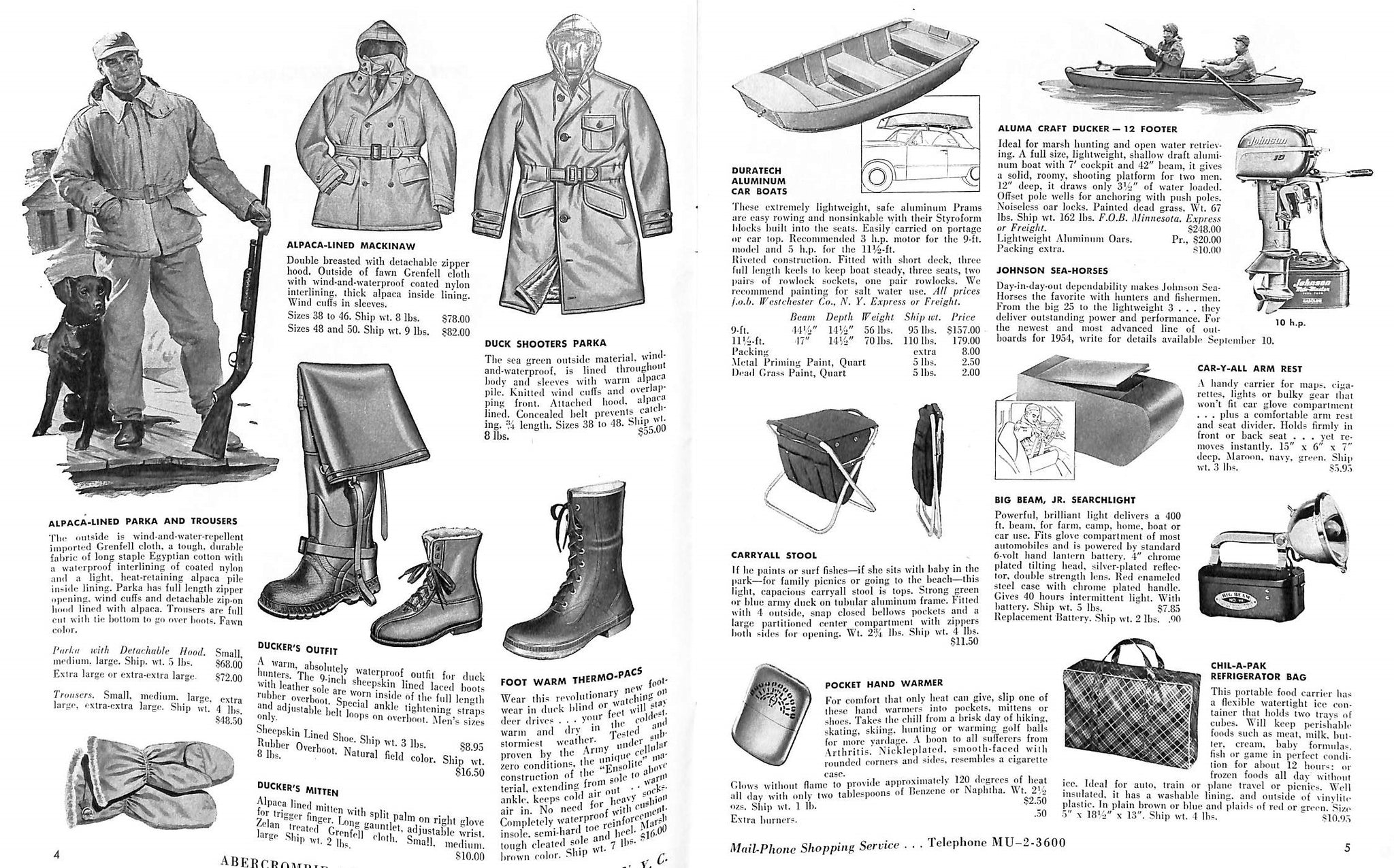 "Abercrombie & Fitch Hunting/ Shooting Catalog" 1953