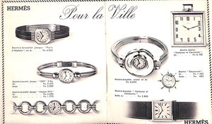 "Hermes Paris c1930s Timepiece Catalogue"