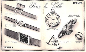 "Hermes Paris c1930s Timepiece Catalogue"