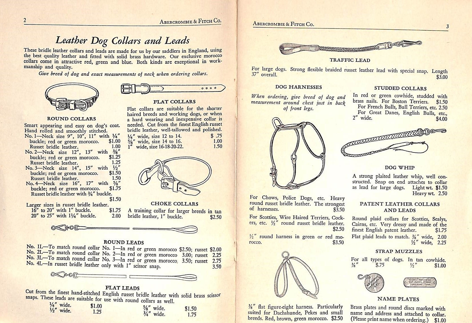 "Abercrombie & Fitch 1940 Dog Catalog"