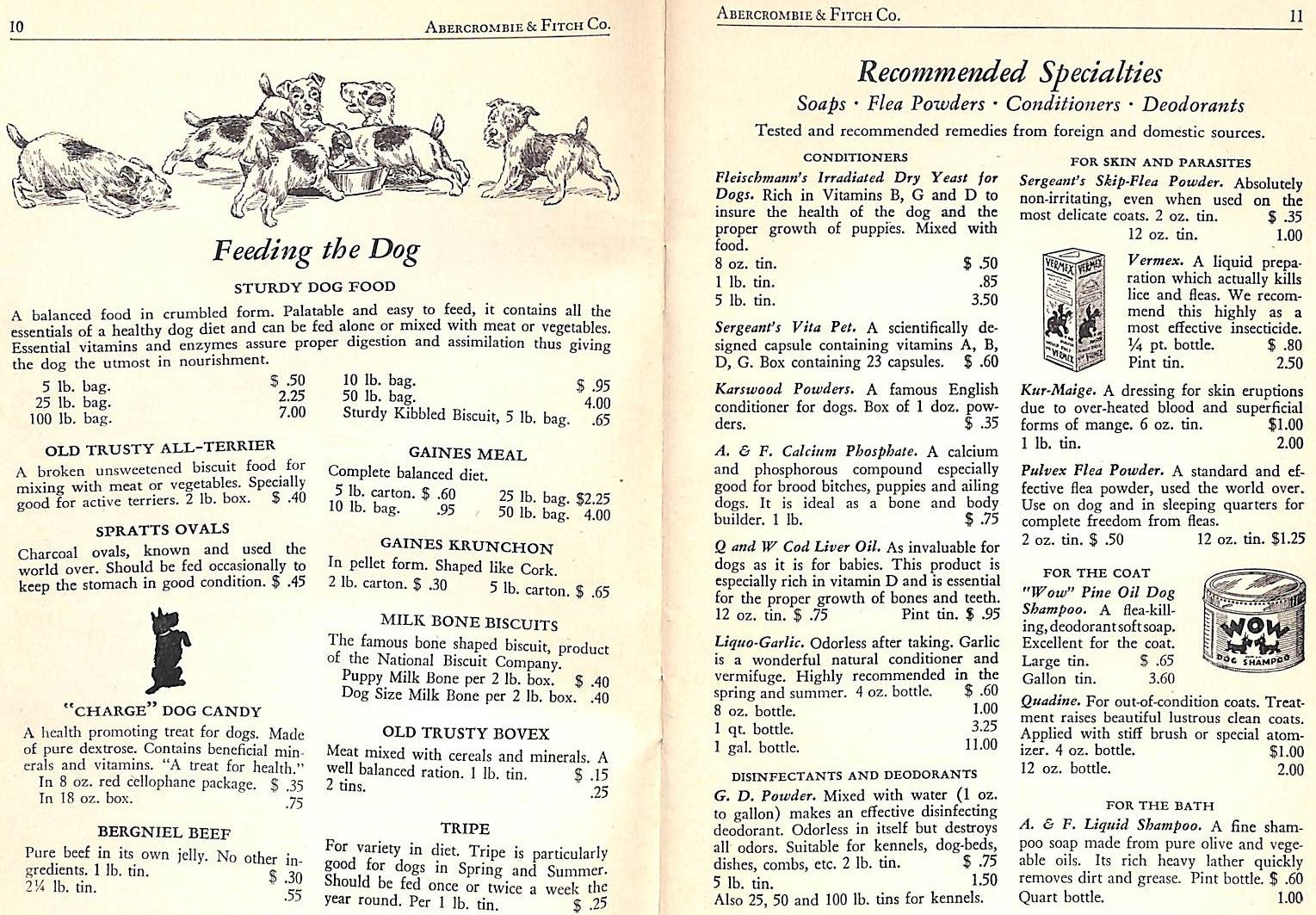 "Abercrombie & Fitch 1940 Dog Catalog"