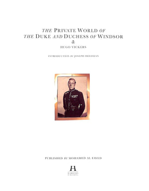 "The Private World Of The Duke And Duchess Of Windsor" 1995 VICKERS, Hugo