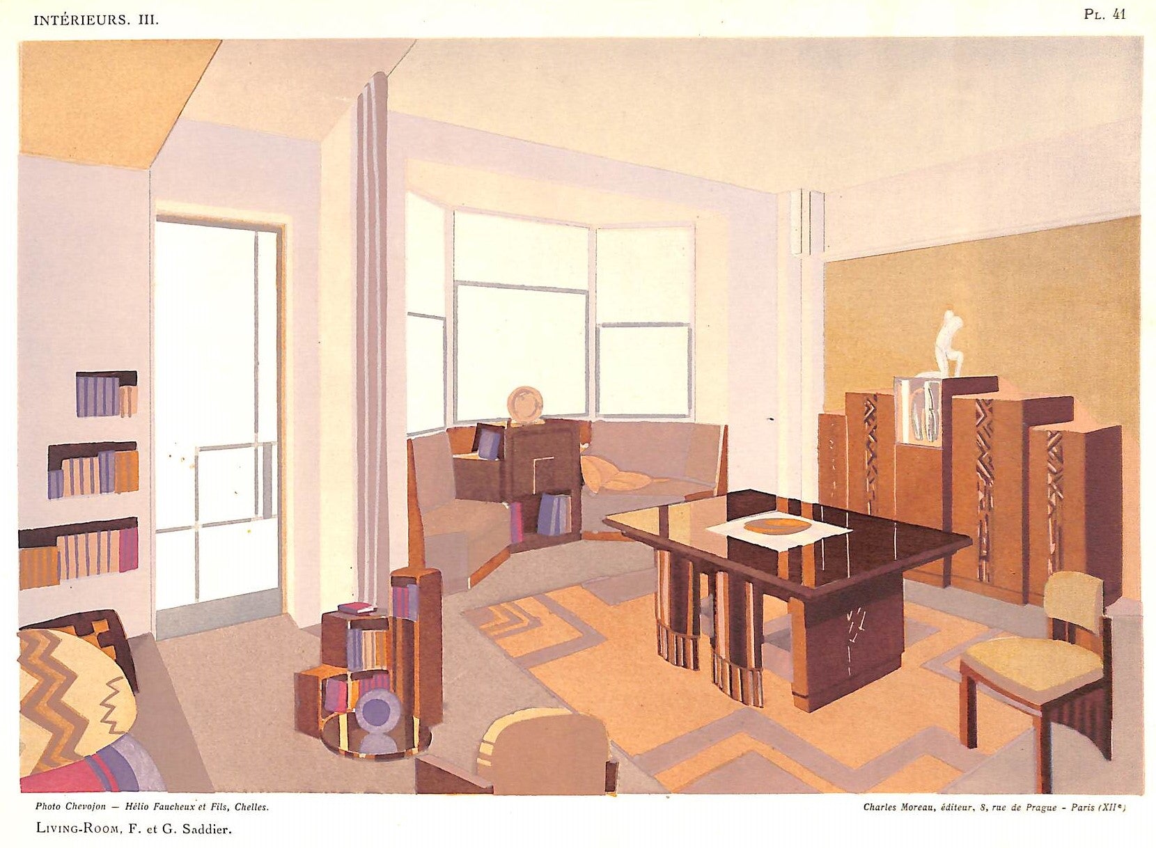 "Interieurs Au Salon Des Artistes Decorateurs" 1927 PROU, Rene