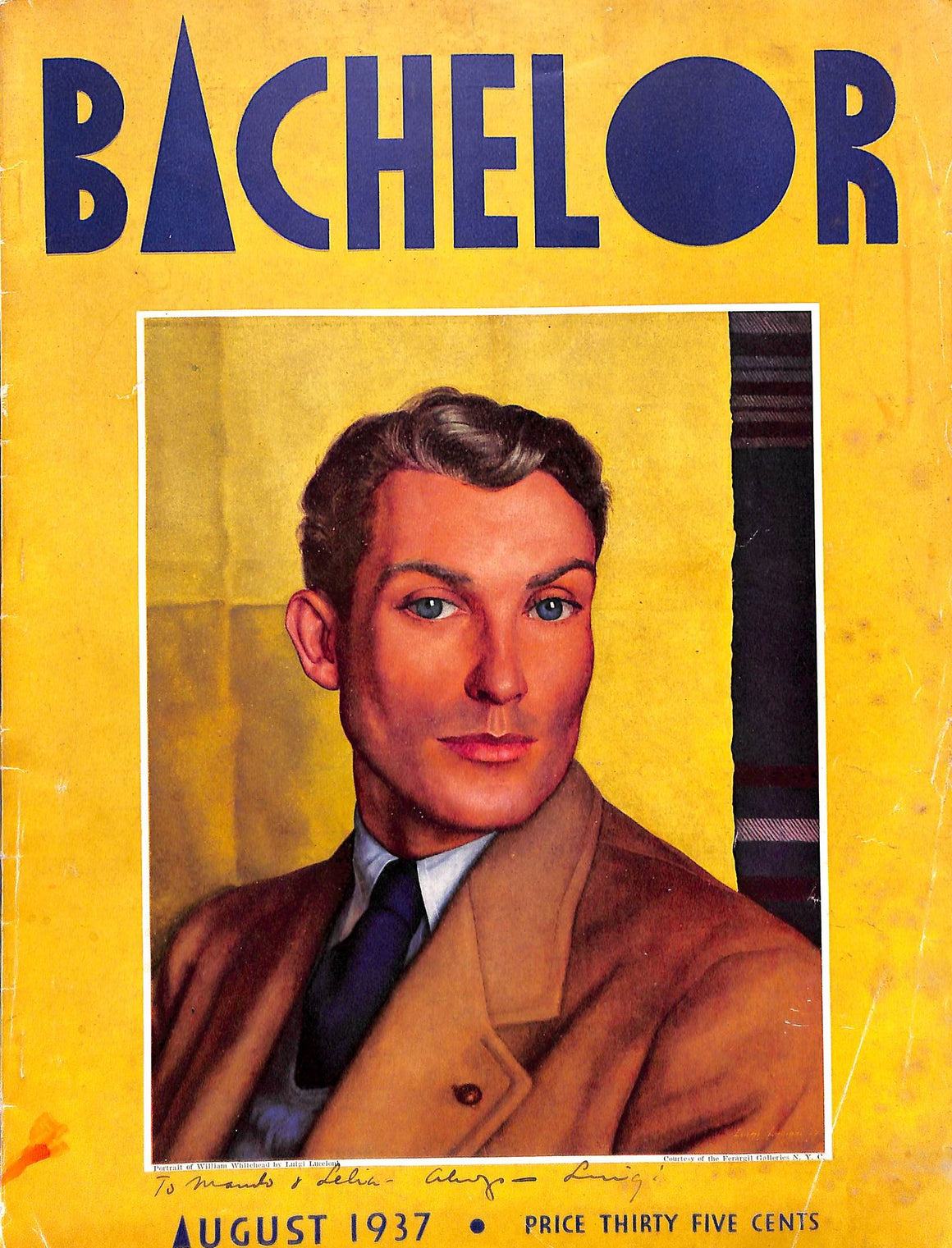 "Bachelor Magazine" August 1937 (SOLD)