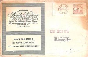 "Brooks Brothers News For Spring 1955 In Men's And Boys' Clothing And Furnishings"